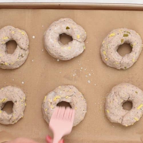 Jalapeno Bagels with Beans