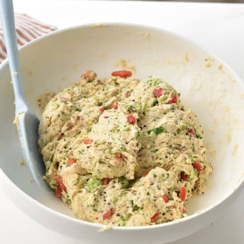 Quinoa Broccoli Biscuits