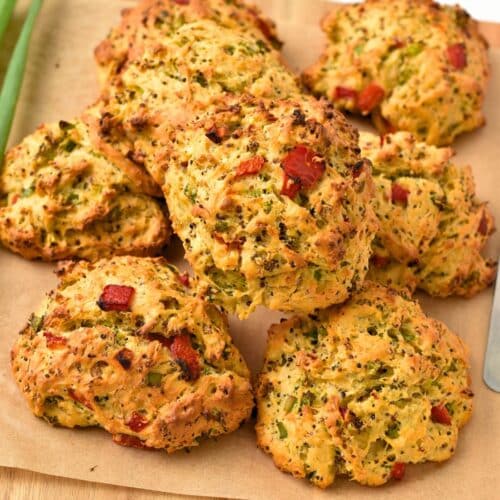 Quinoa Broccoli Biscuits
