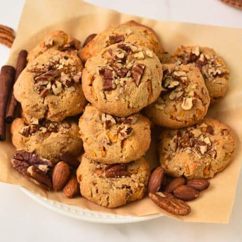 Almond Flour Carrot Cake Cookies